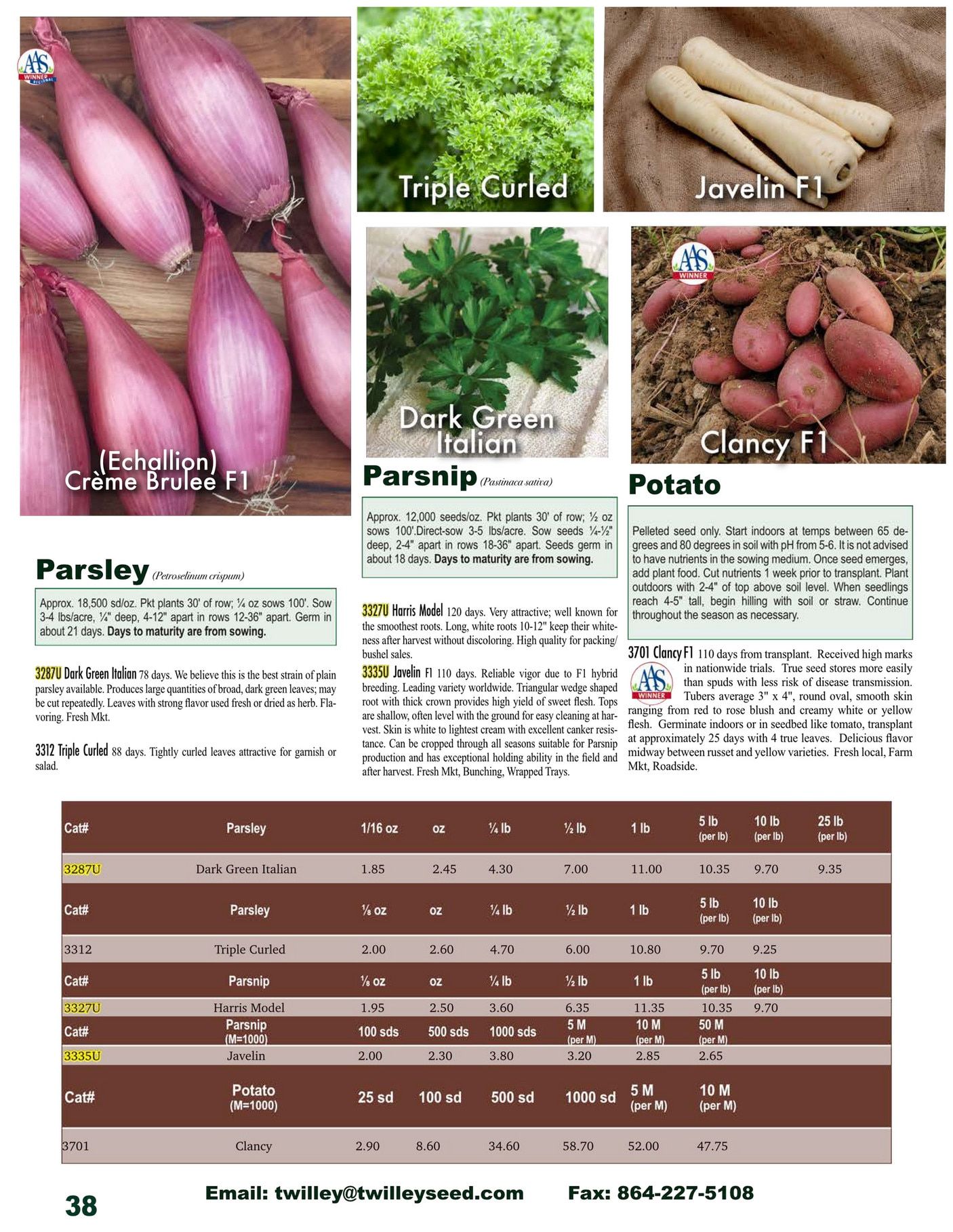 Twilley Seed Professional Seed Catalog Weekly Ad July 1, 2025 - December 31, 2026