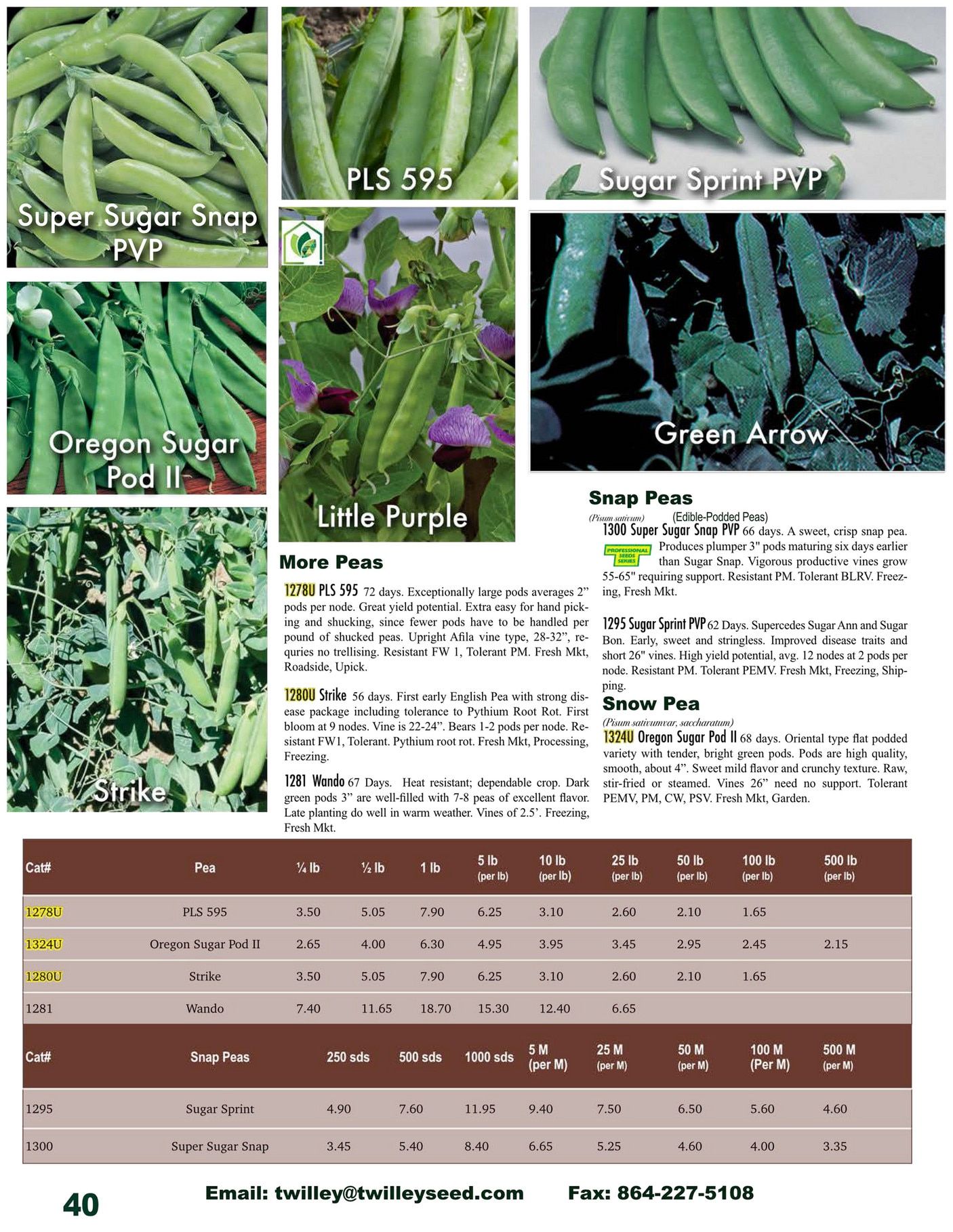 Twilley Seed Professional Seed Catalog Weekly Ad July 1, 2025 - December 31, 2026