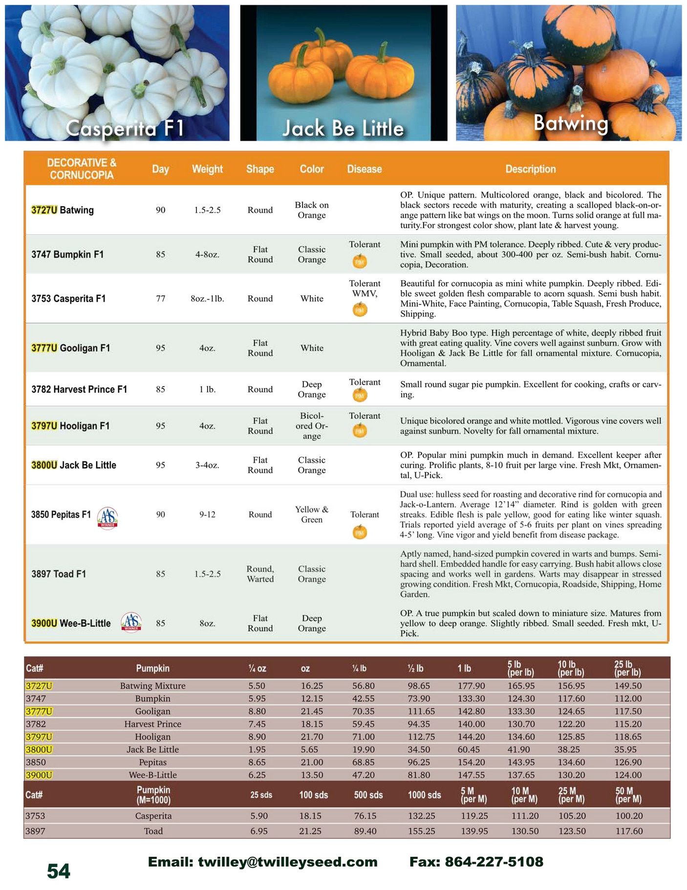 Twilley Seed Professional Seed Catalog Weekly Ad July 1, 2025 - December 31, 2026