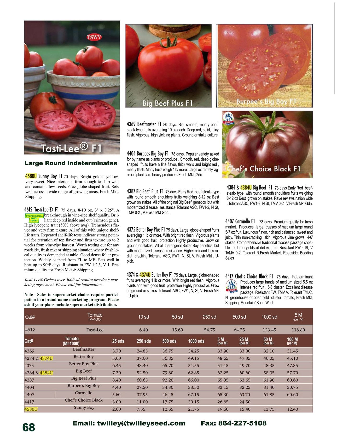 Twilley Seed Professional Seed Catalog Weekly Ad July 1, 2025 - December 31, 2026
