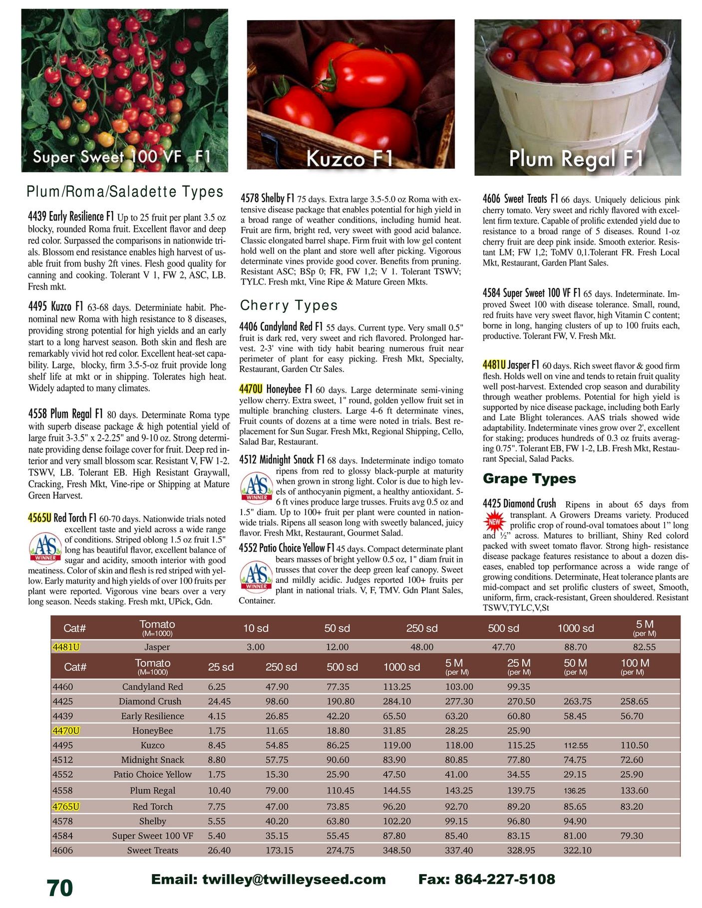 Twilley Seed Professional Seed Catalog Weekly Ad July 1, 2025 - December 31, 2026