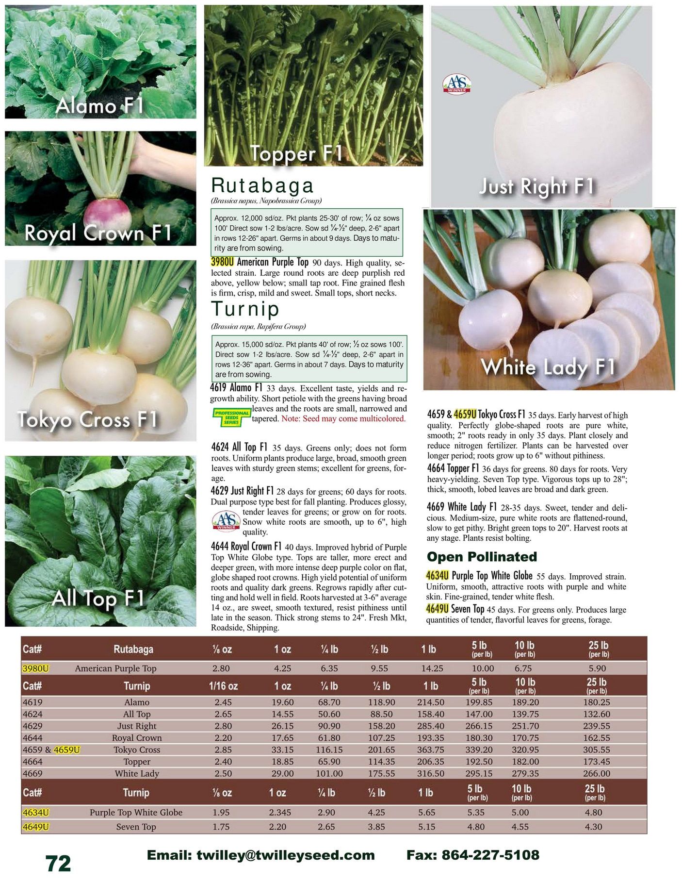 Twilley Seed Professional Seed Catalog Weekly Ad July 1, 2025 - December 31, 2026