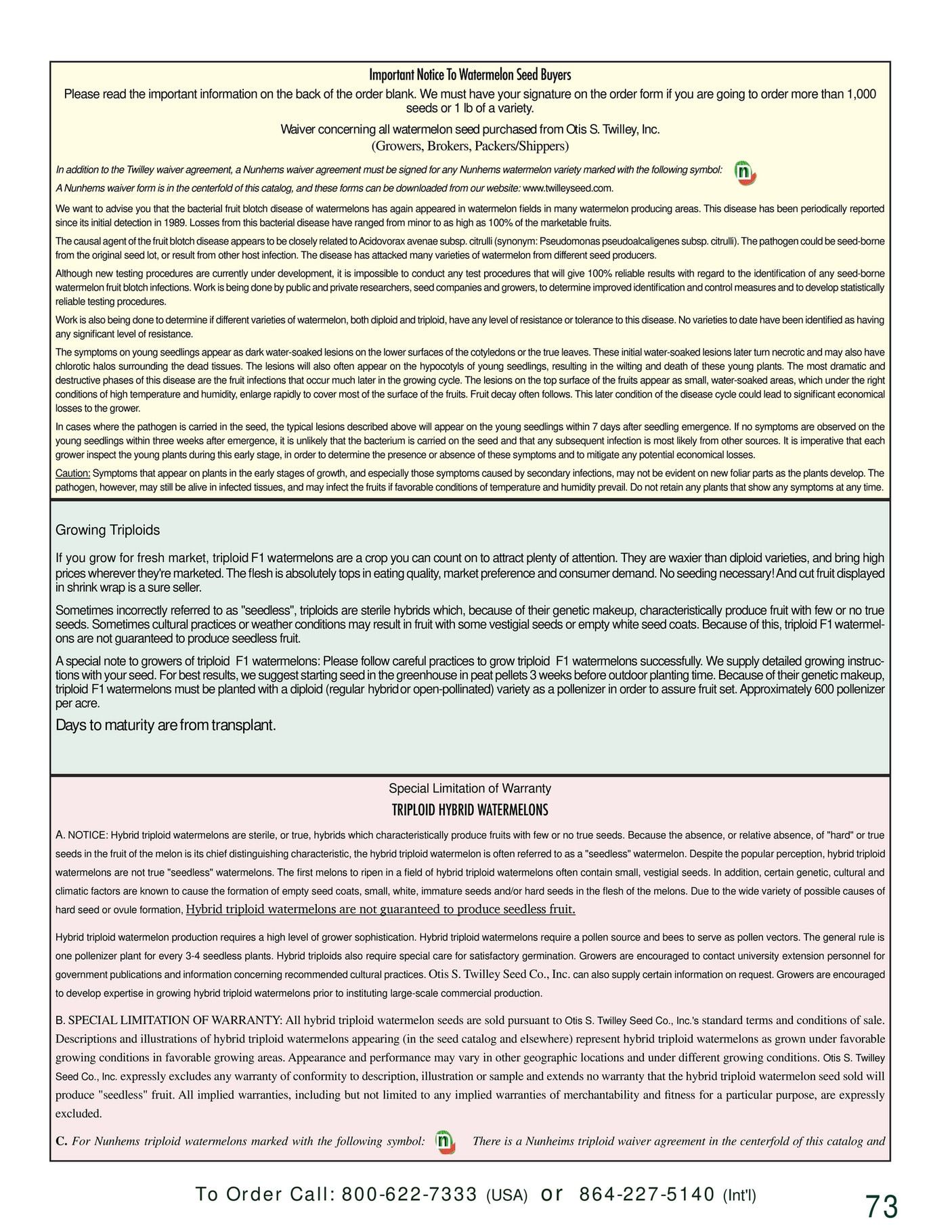 Twilley Seed Professional Seed Catalog Weekly Ad July 1, 2025 - December 31, 2026