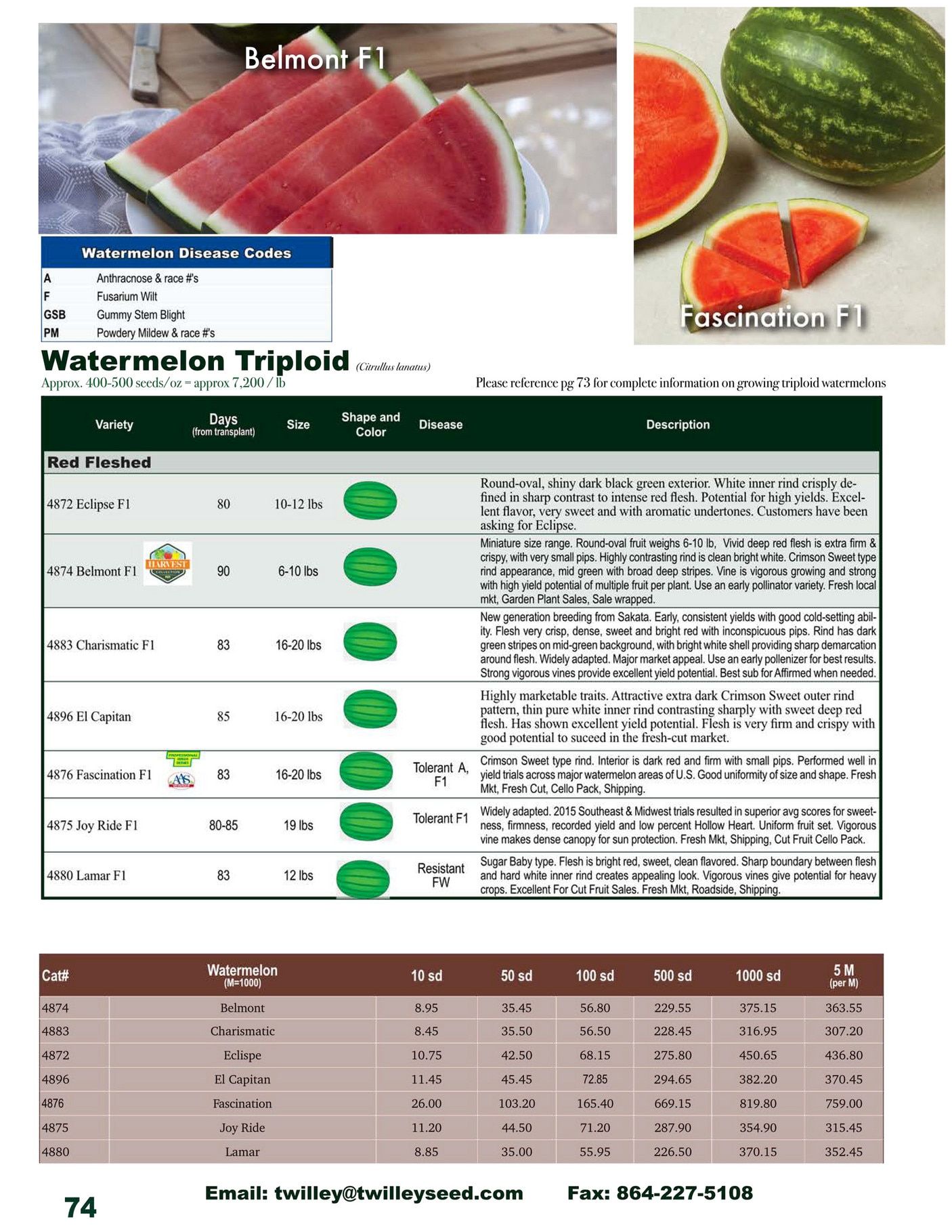 Twilley Seed Professional Seed Catalog Weekly Ad July 1, 2025 - December 31, 2026