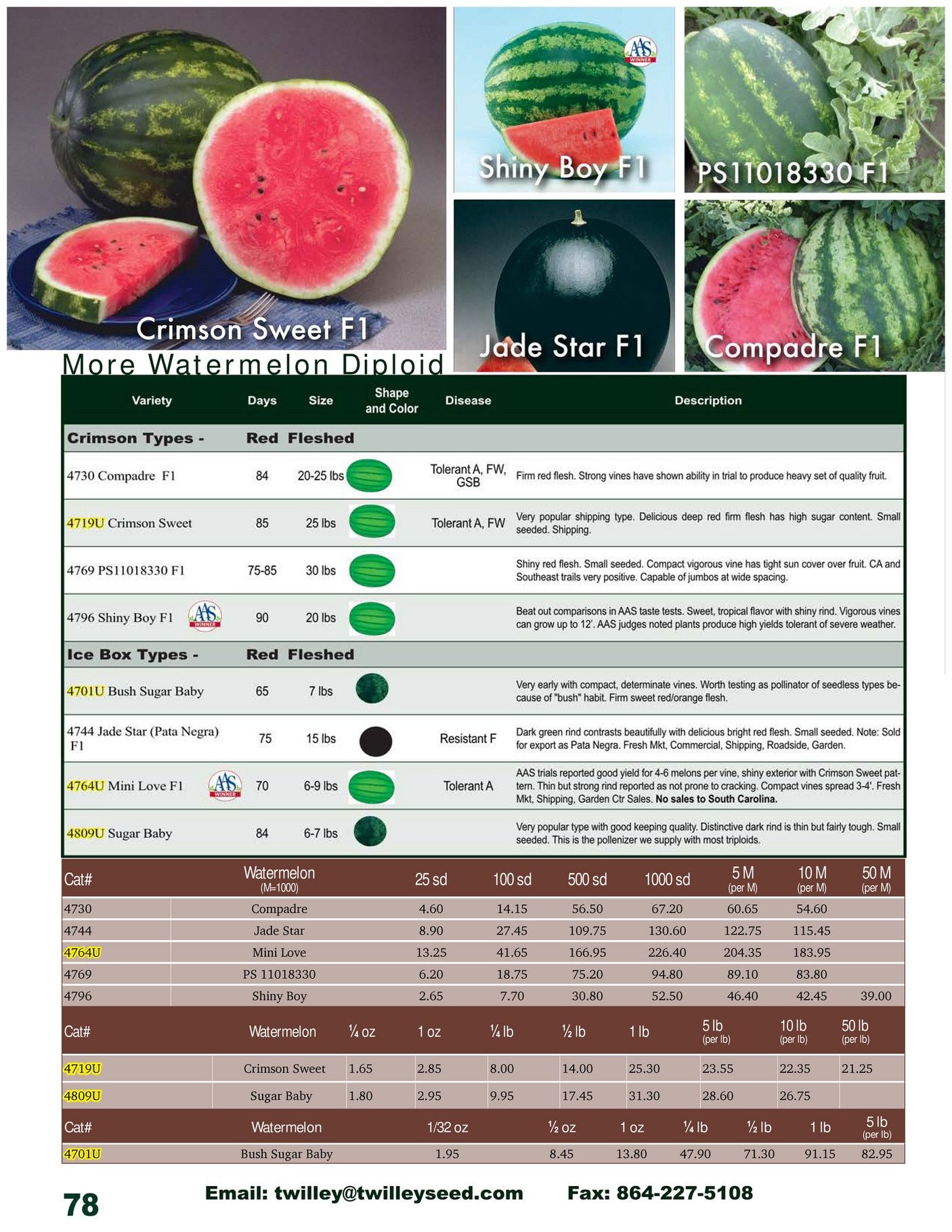 Twilley Seed Professional Seed Catalog Weekly Ad July 1, 2025 - December 31, 2026