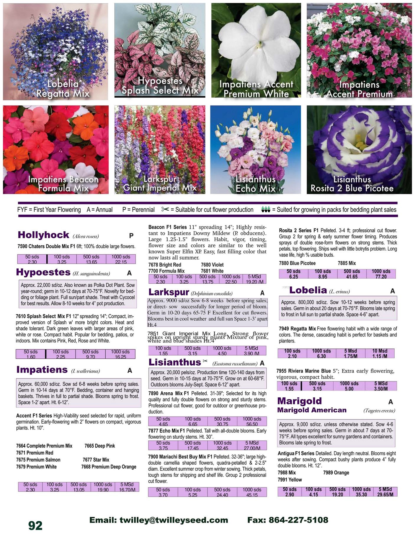 Twilley Seed Professional Seed Catalog Weekly Ad July 1, 2025 - December 31, 2026