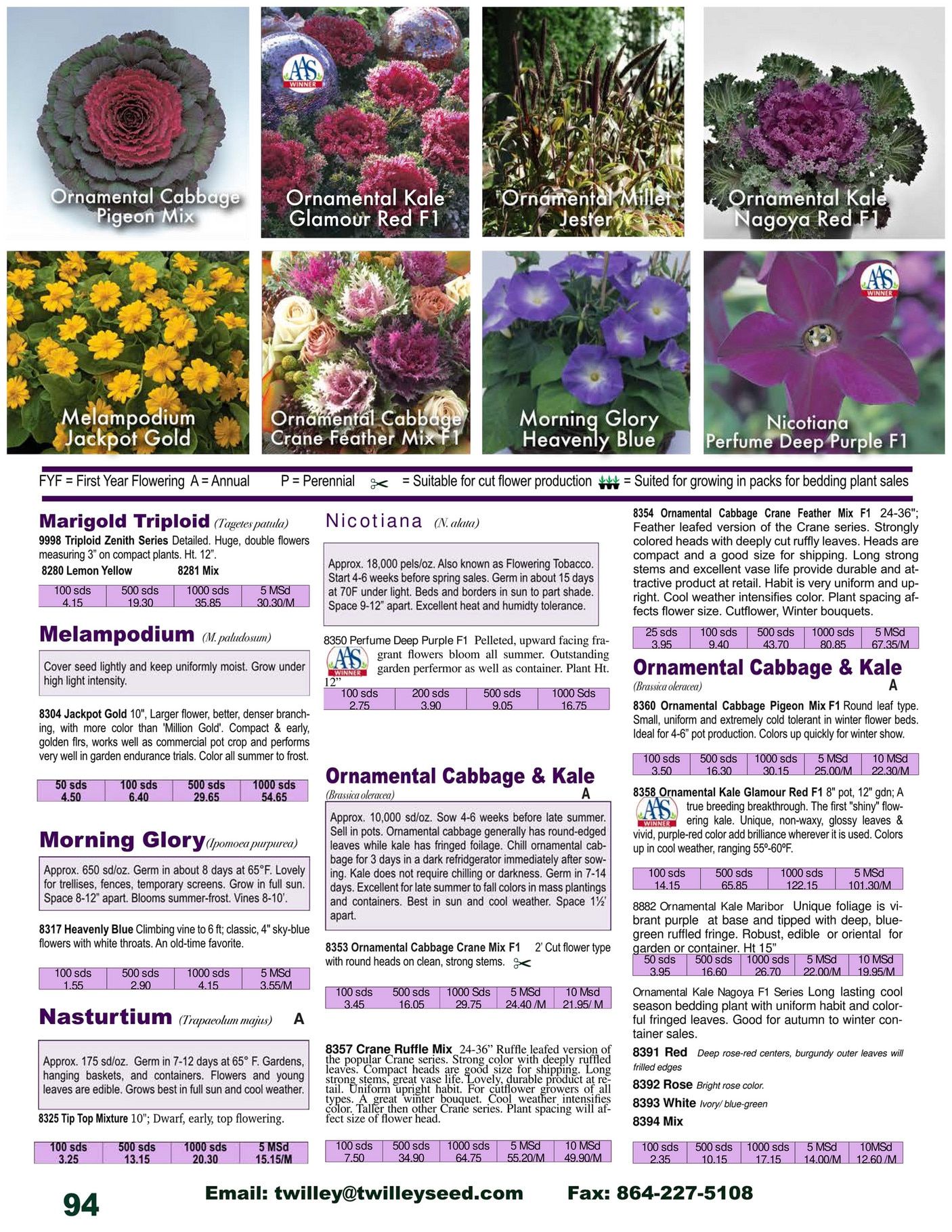 Twilley Seed Professional Seed Catalog Weekly Ad July 1, 2025 - December 31, 2026
