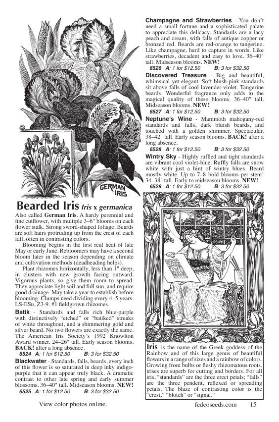Fedco Seeds Bulbs Catalog Weekly Ad January 1 - December 31, 2026