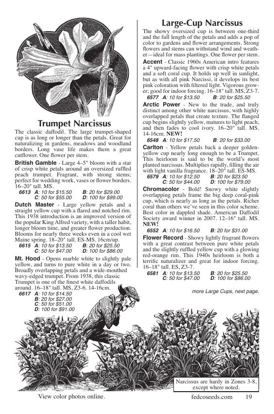 Fedco Seeds Bulbs Catalog Weekly Ad January 1 - December 31, 2026