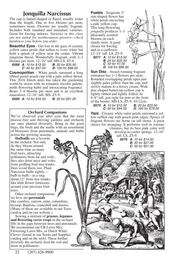 Fedco Seeds Bulbs Catalog Weekly Ad January 1 - December 31, 2026