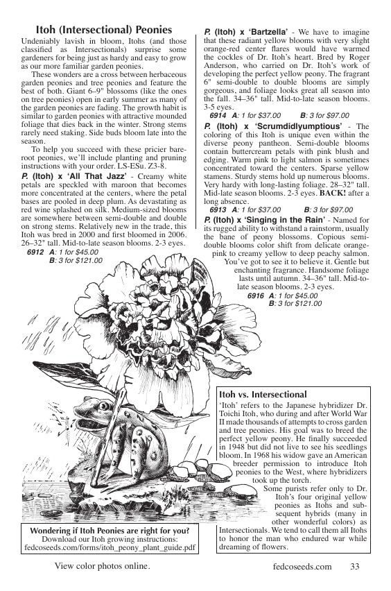 Fedco Seeds Bulbs Catalog Weekly Ad January 1 - December 31, 2026