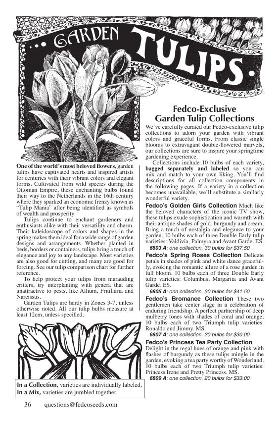 Fedco Seeds Bulbs Catalog Weekly Ad January 1 - December 31, 2026