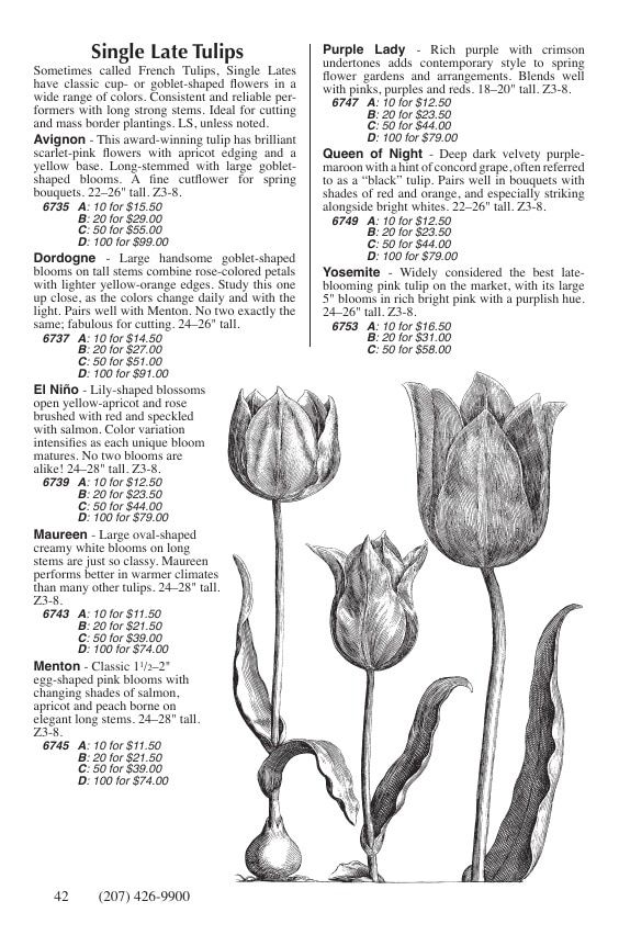Fedco Seeds Bulbs Catalog Weekly Ad January 1 - December 31, 2026