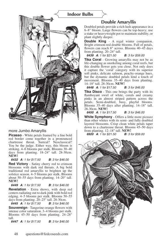 Fedco Seeds Bulbs Catalog Weekly Ad January 1 - December 31, 2026