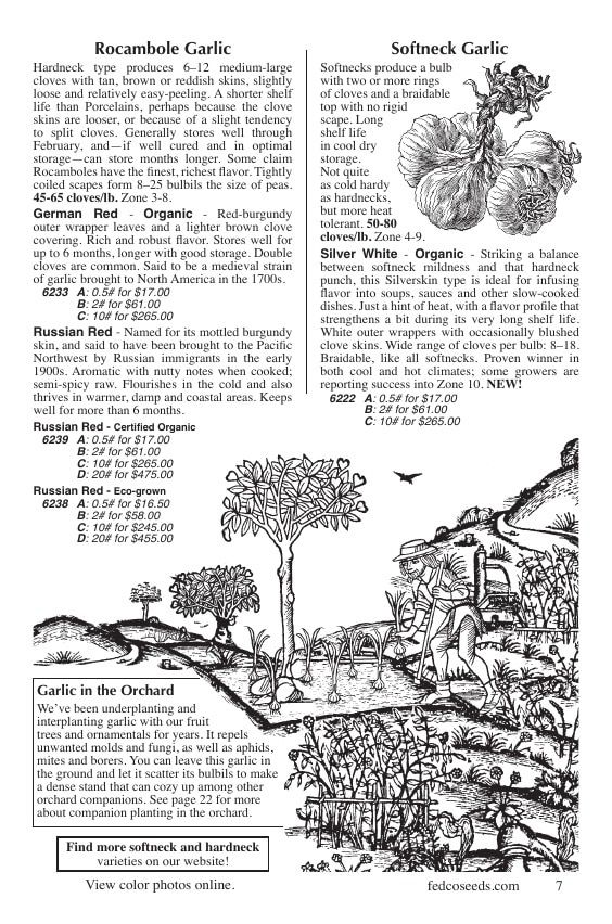 Fedco Seeds Bulbs Catalog Weekly Ad January 1 - December 31, 2026