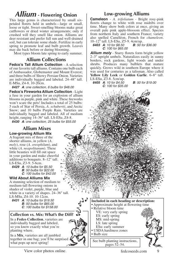 Fedco Seeds Bulbs Catalog Weekly Ad January 1 - December 31, 2026
