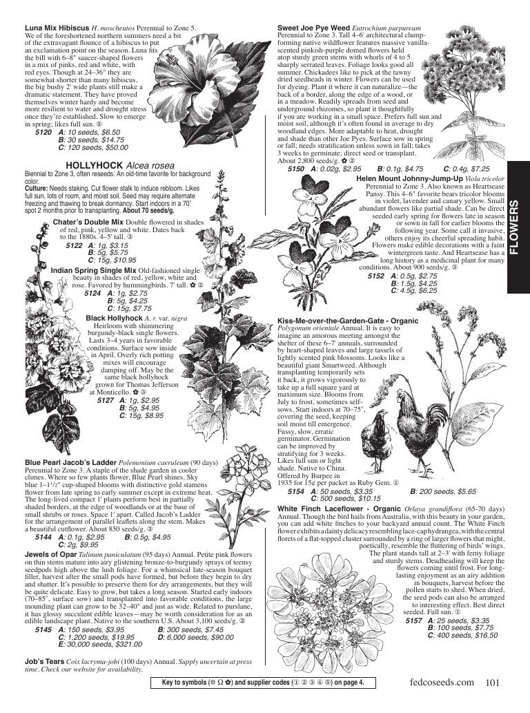 Fedco Seeds Seeds Catalog Weekly Ad January 1 - December 31, 2026
