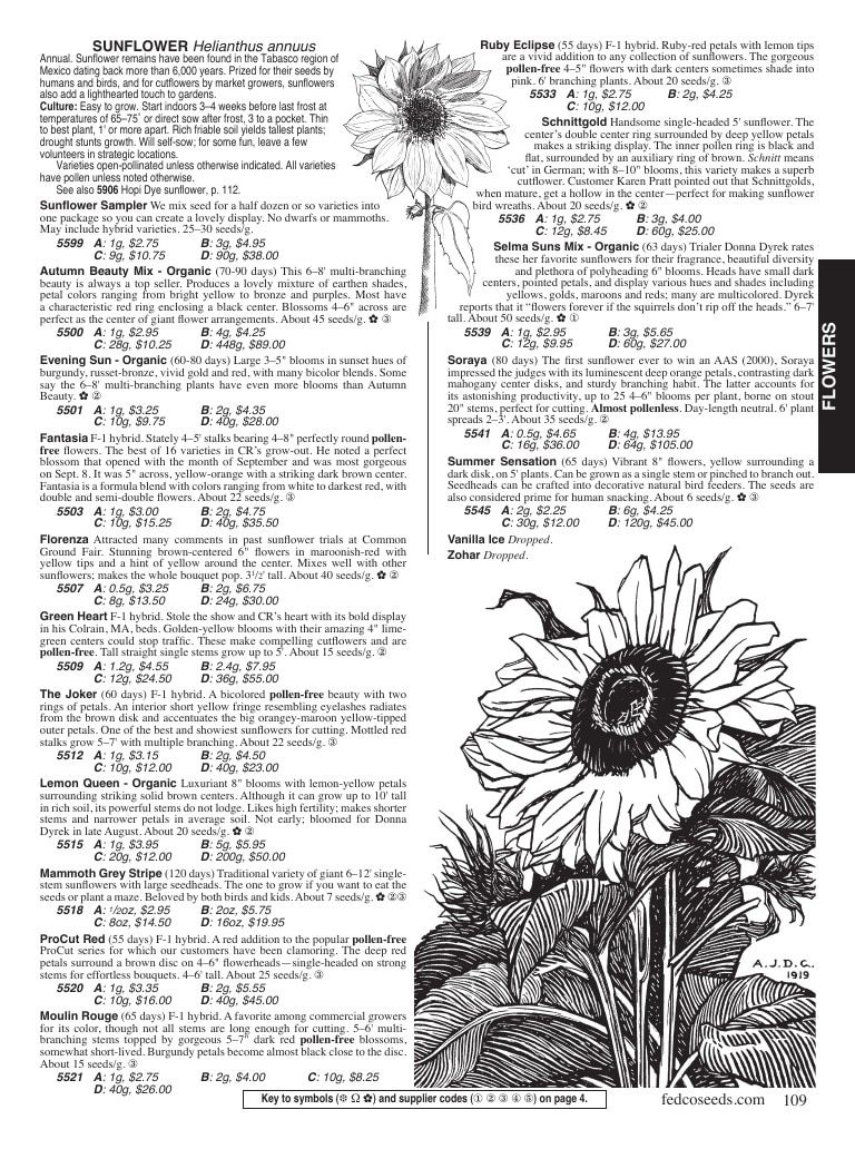 Fedco Seeds Seeds Catalog Weekly Ad January 1 - December 31, 2026
