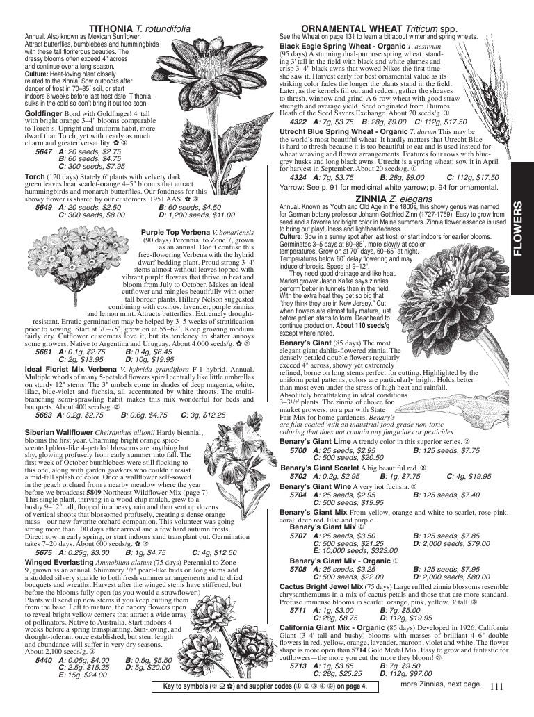 Fedco Seeds Seeds Catalog Weekly Ad January 1 - December 31, 2026
