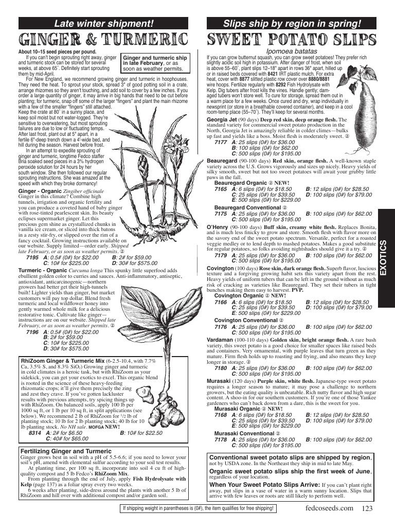Fedco Seeds Seeds Catalog Weekly Ad January 1 - December 31, 2026