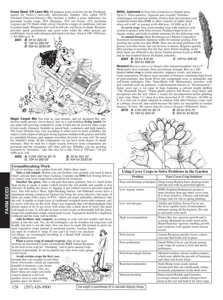 Fedco Seeds Seeds Catalog Weekly Ad January 1 - December 31, 2026