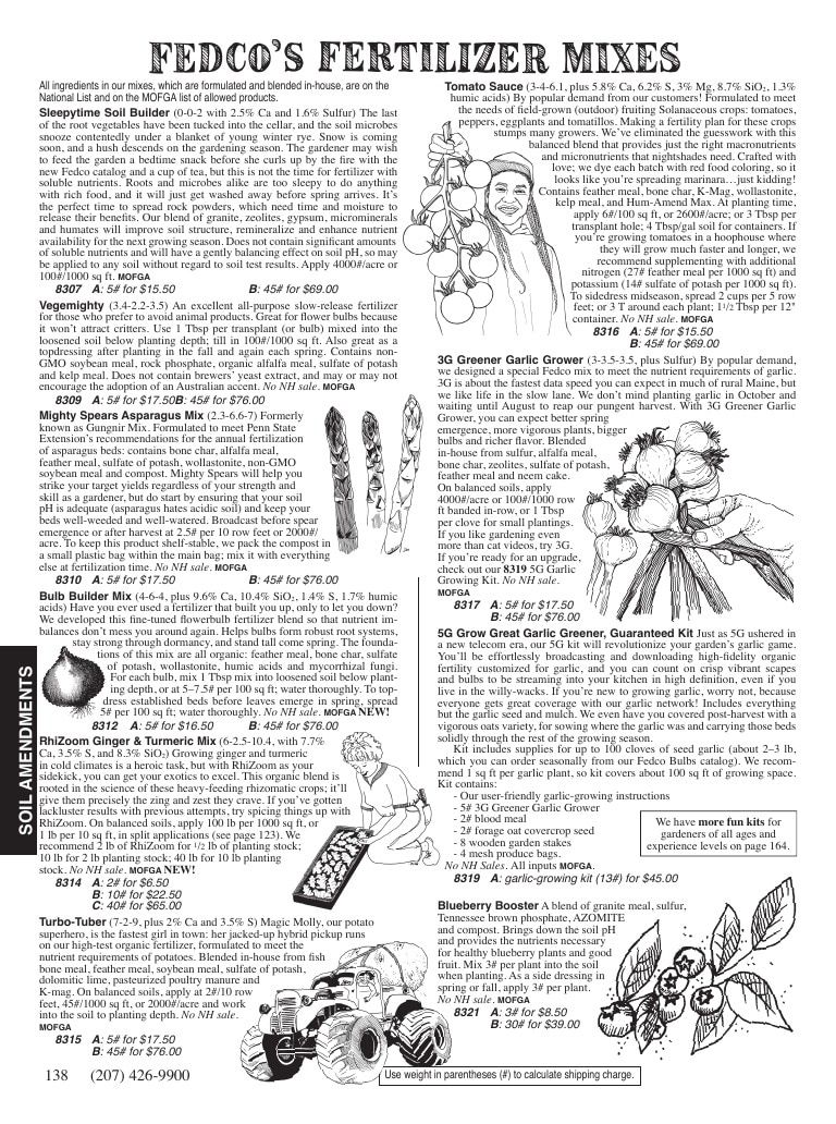 Fedco Seeds Seeds Catalog Weekly Ad January 1 - December 31, 2026