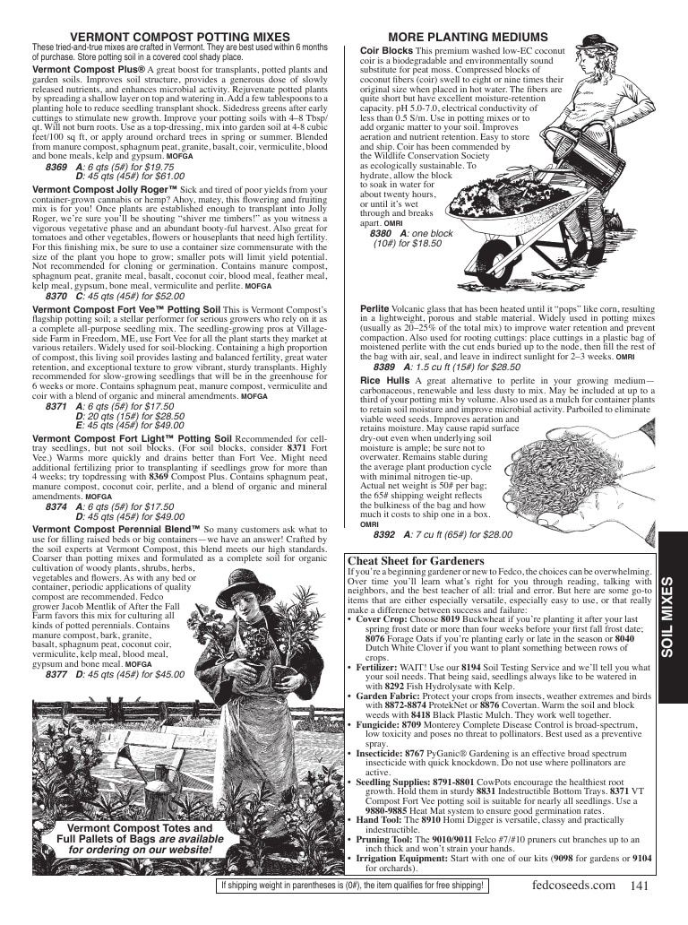 Fedco Seeds Seeds Catalog Weekly Ad January 1 - December 31, 2026