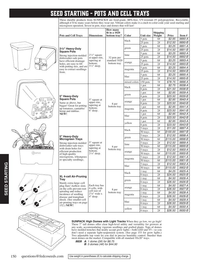 Fedco Seeds Seeds Catalog Weekly Ad January 1 - December 31, 2026