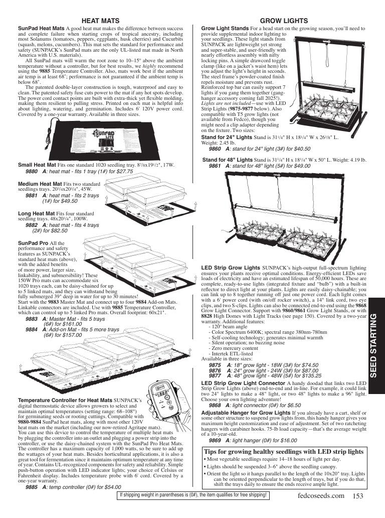 Fedco Seeds Seeds Catalog Weekly Ad January 1 - December 31, 2026