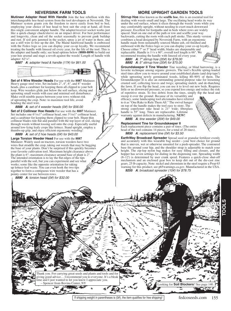 Fedco Seeds Seeds Catalog Weekly Ad January 1 - December 31, 2026