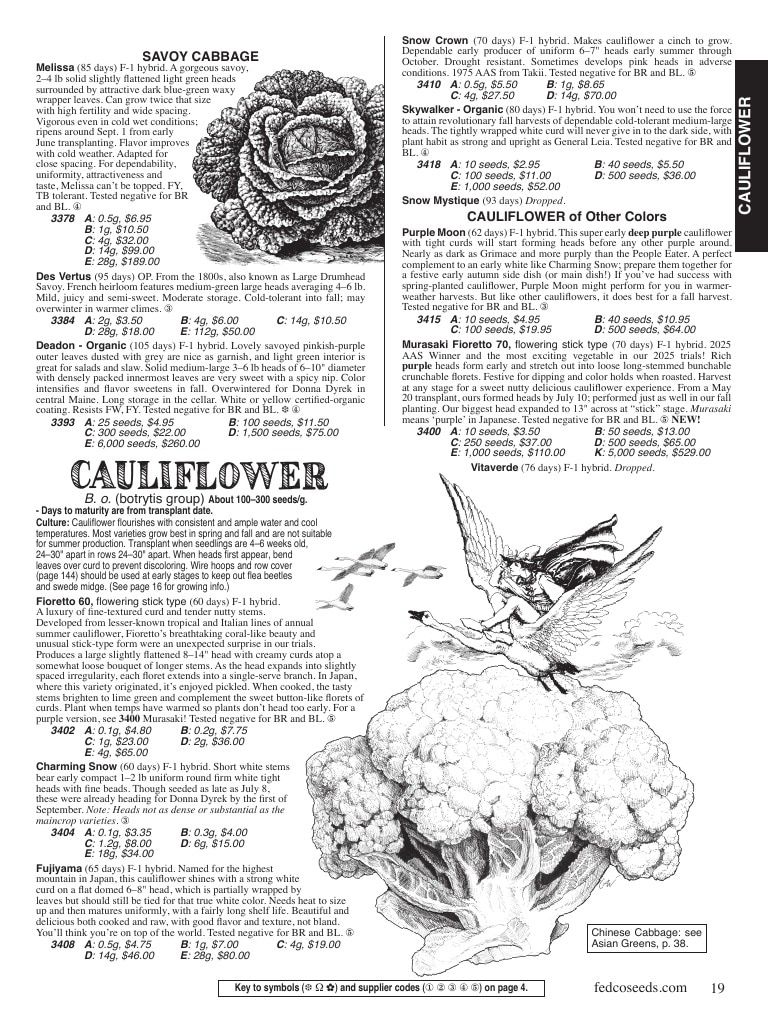 Fedco Seeds Seeds Catalog Weekly Ad January 1 - December 31, 2026