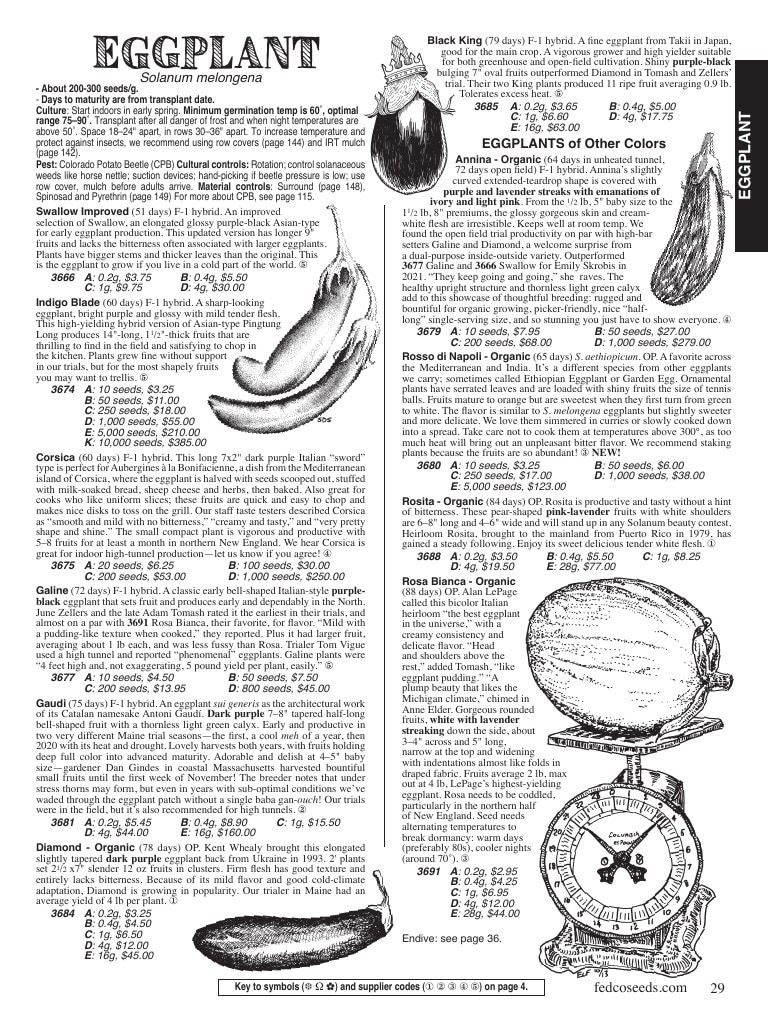 Fedco Seeds Seeds Catalog Weekly Ad January 1 - December 31, 2026