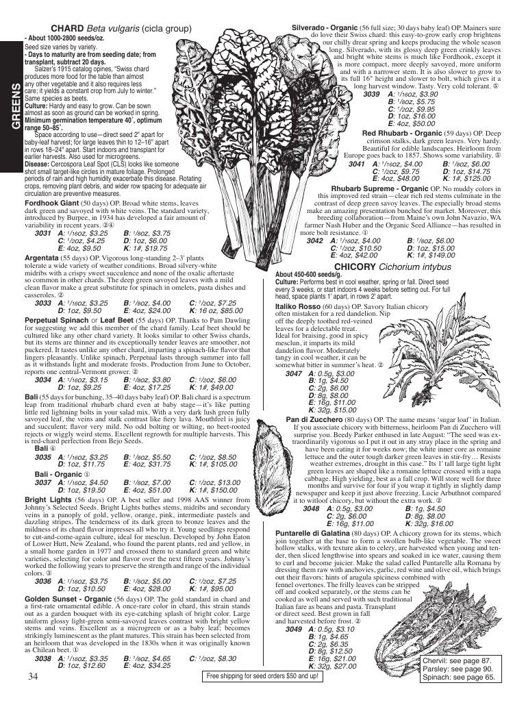 Fedco Seeds Seeds Catalog Weekly Ad January 1 - December 31, 2026