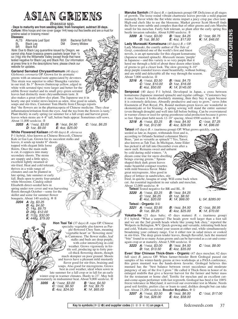 Fedco Seeds Seeds Catalog Weekly Ad January 1 - December 31, 2026