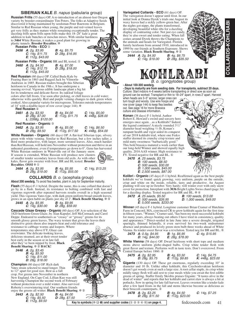 Fedco Seeds Seeds Catalog Weekly Ad January 1 - December 31, 2026