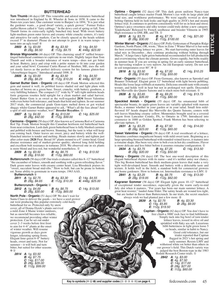Fedco Seeds Seeds Catalog Weekly Ad January 1 - December 31, 2026