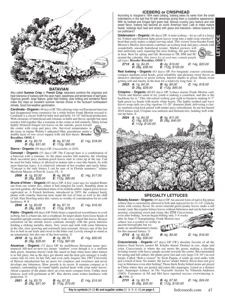 Fedco Seeds Seeds Catalog Weekly Ad January 1 - December 31, 2026
