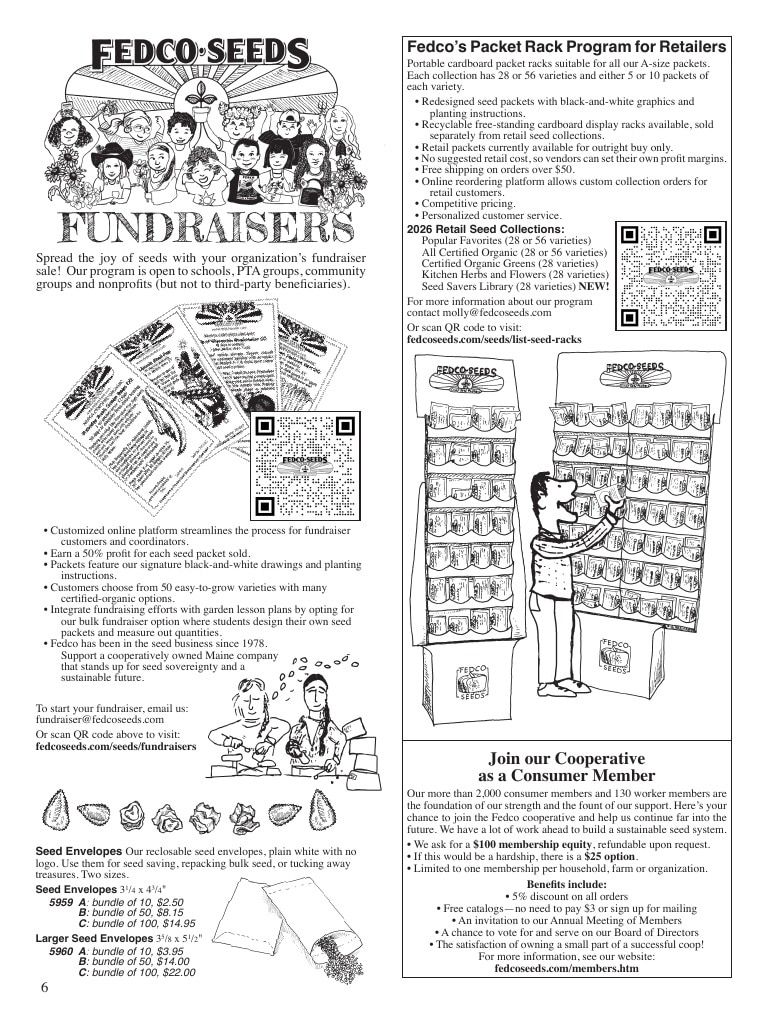 Fedco Seeds Seeds Catalog Weekly Ad January 1 - December 31, 2026