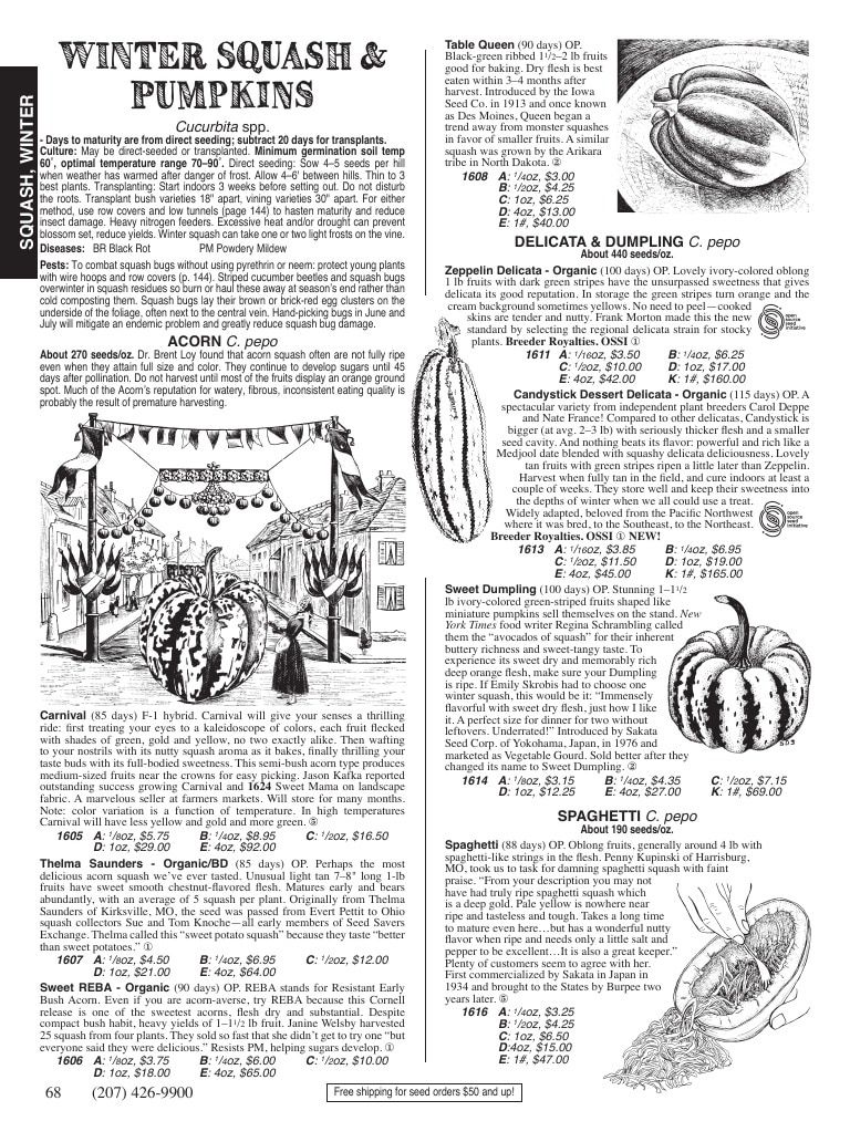 Fedco Seeds Seeds Catalog Weekly Ad January 1 - December 31, 2026