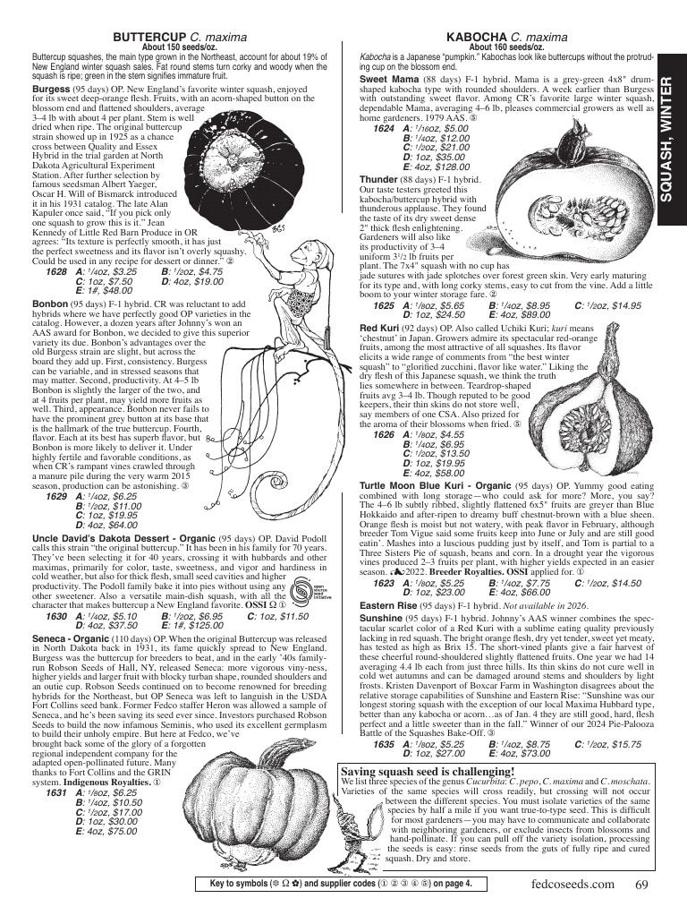 Fedco Seeds Seeds Catalog Weekly Ad January 1 - December 31, 2026