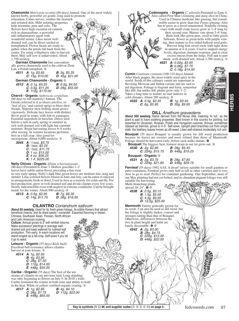 Fedco Seeds Seeds Catalog Weekly Ad January 1 - December 31, 2026