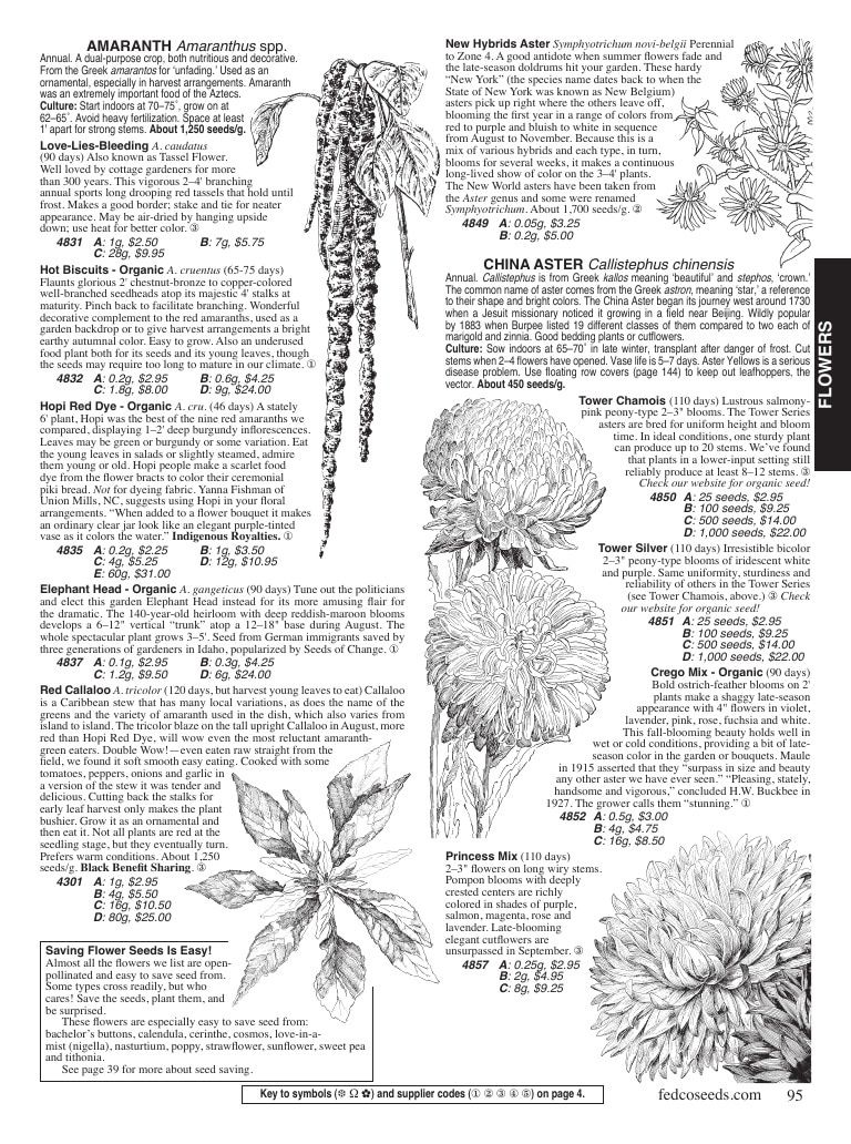 Fedco Seeds Seeds Catalog Weekly Ad January 1 - December 31, 2026