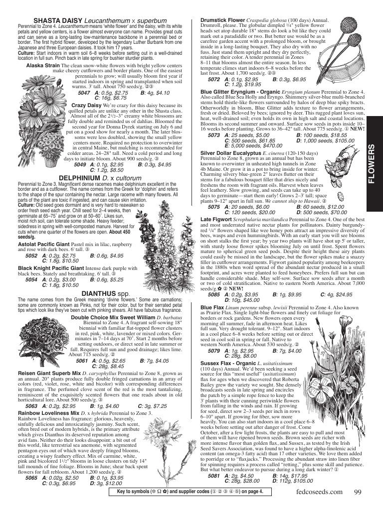 Fedco Seeds Seeds Catalog Weekly Ad January 1 - December 31, 2026