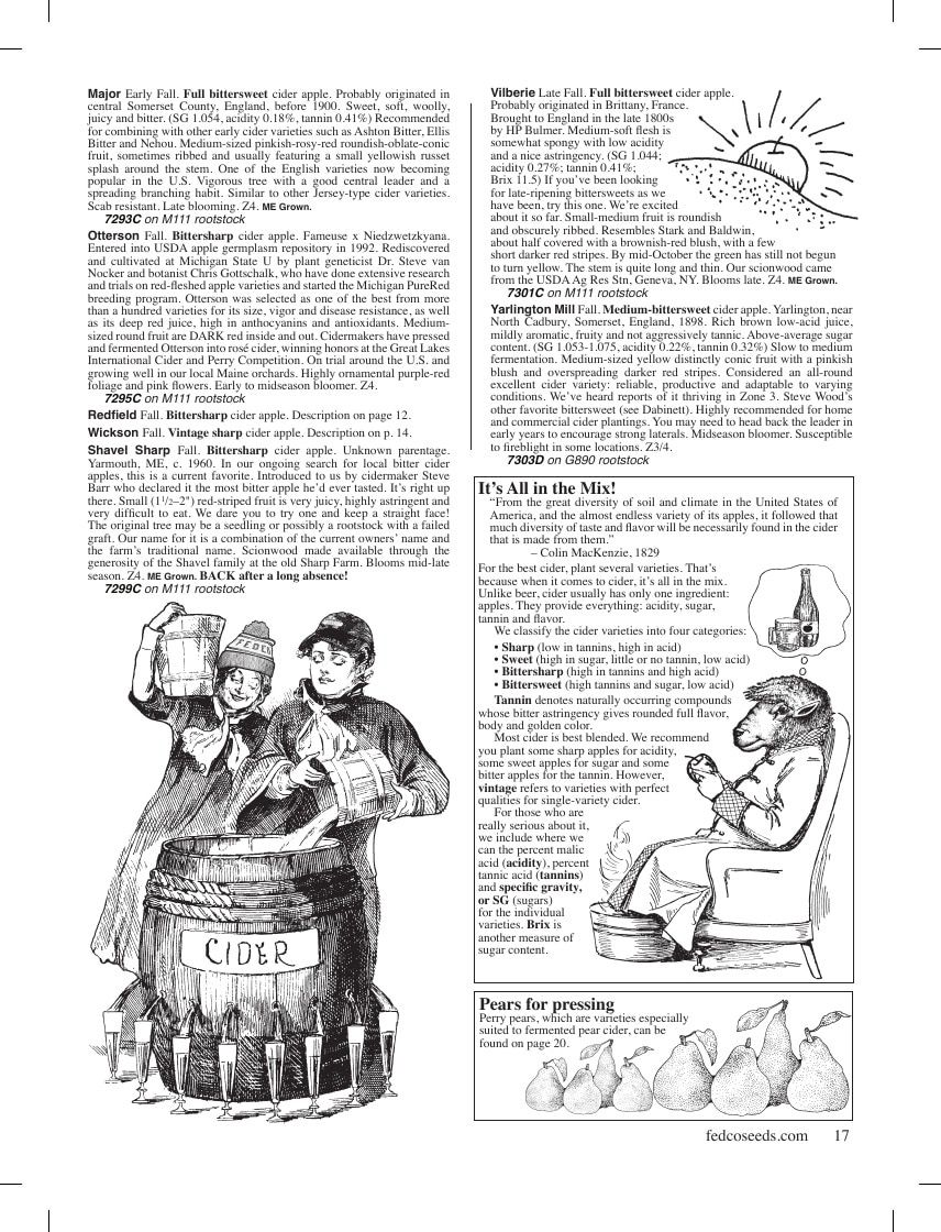 Fedco Seeds Trees Catalog Weekly Ad January 1 - December 31, 2026