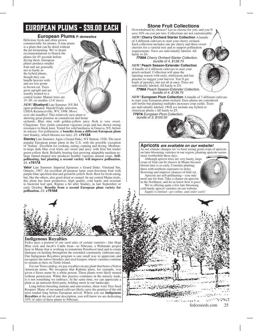 Fedco Seeds Trees Catalog Weekly Ad January 1 - December 31, 2026