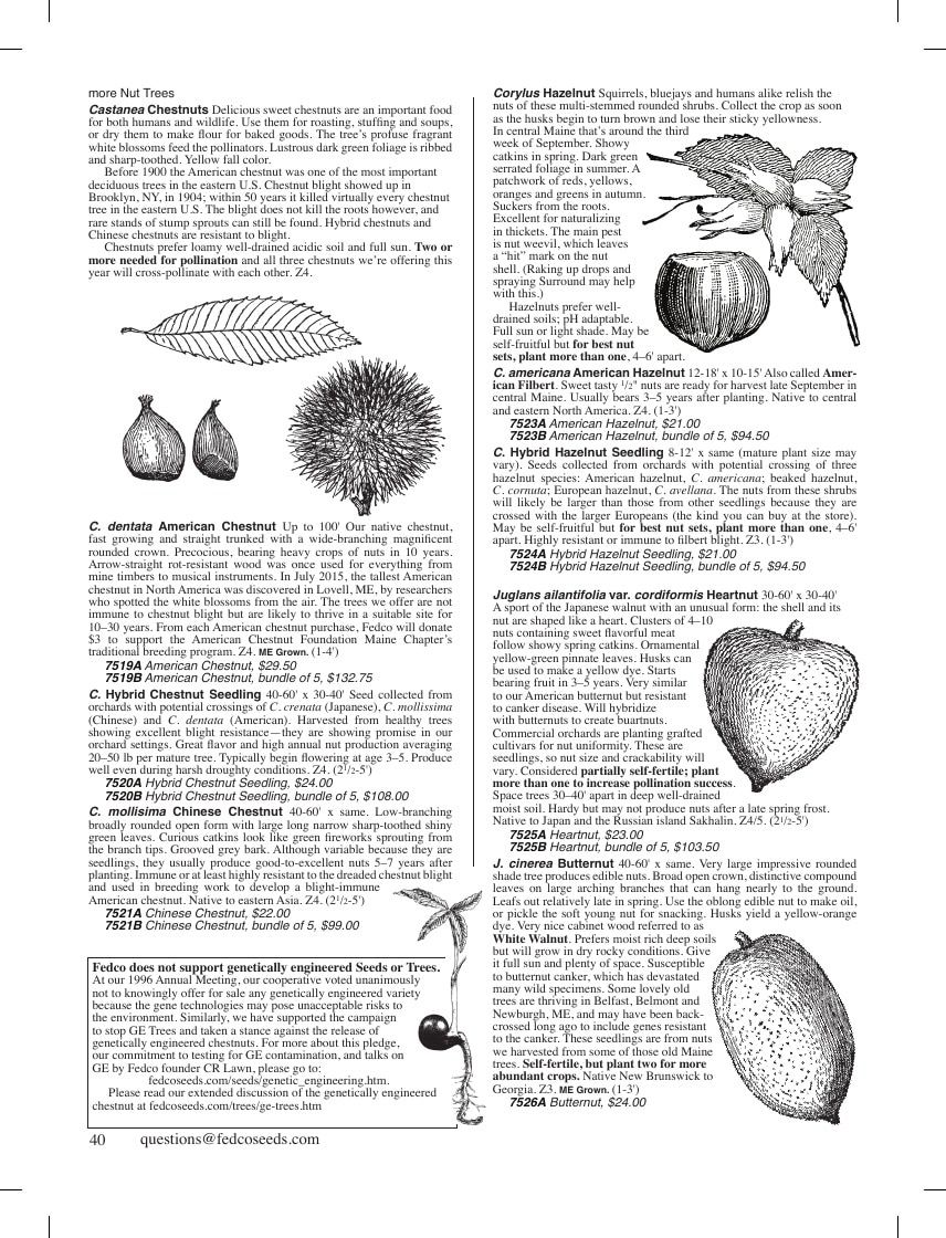 Fedco Seeds Trees Catalog Weekly Ad January 1 - December 31, 2026