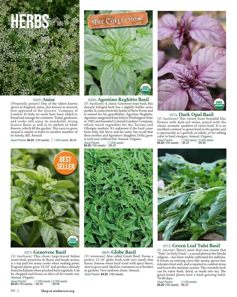 Seed Savers Exchange Annual Catalog Weekly Ad January 1 - December 31, 2026
