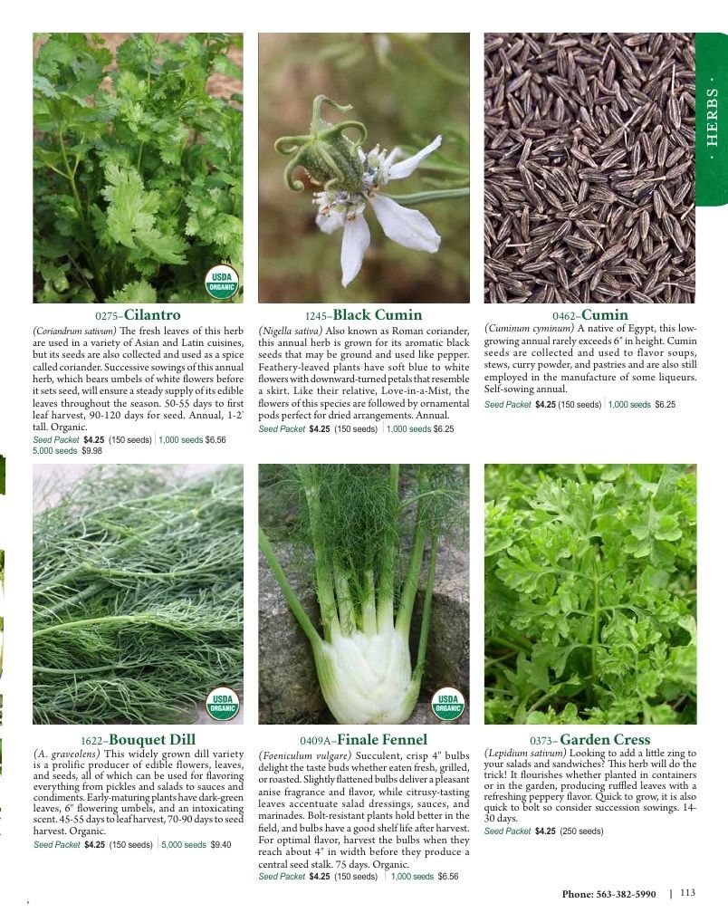 Seed Savers Exchange Annual Catalog Weekly Ad January 1 - December 31, 2026