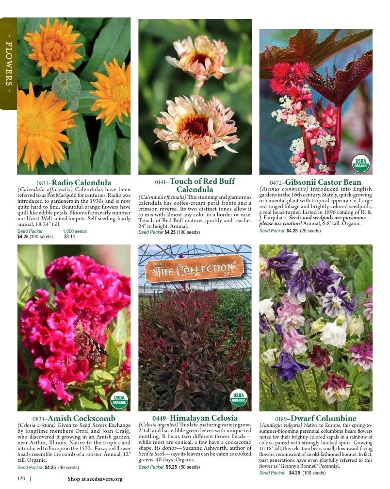 Seed Savers Exchange Annual Catalog Weekly Ad January 1 - December 31, 2026