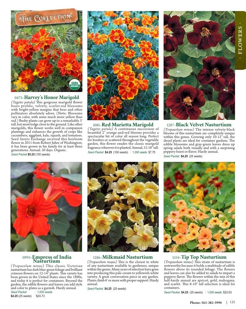 Seed Savers Exchange Annual Catalog Weekly Ad January 1 - December 31, 2026